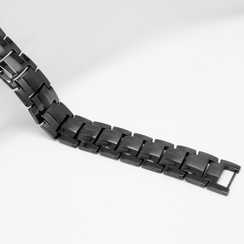 Men's Black Pure Titanium Magnetic Bracelet